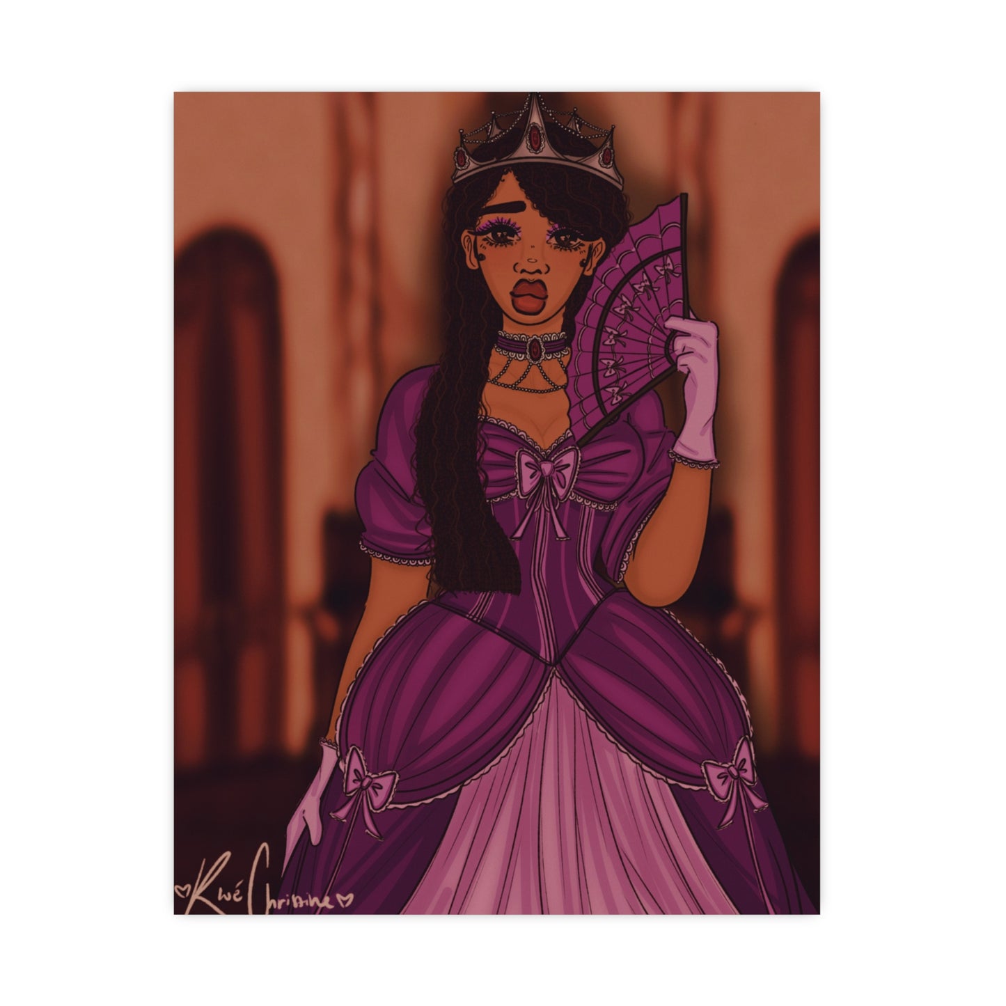 Vertical Matte Poster - Princess