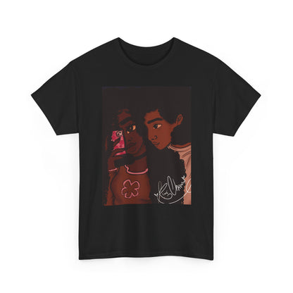 Unisex Heavy Cotton Tee (Black Love)