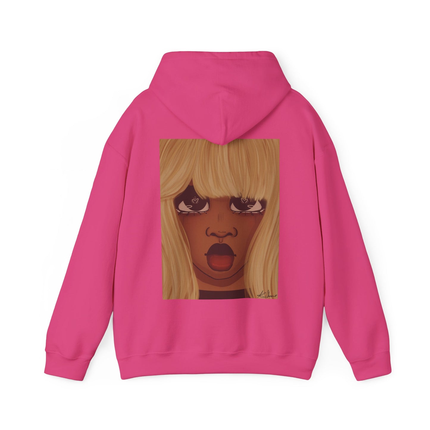 Unisex Heavy Blend™ Hooded Sweatshirt (Heart Eyes)
