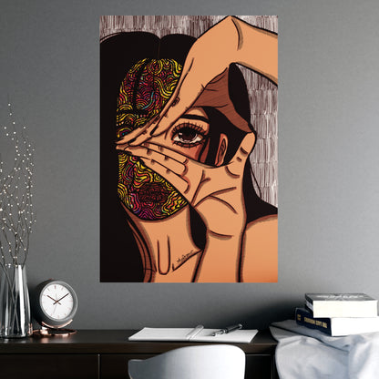 Vertical Matte Poster - Illusions [color]
