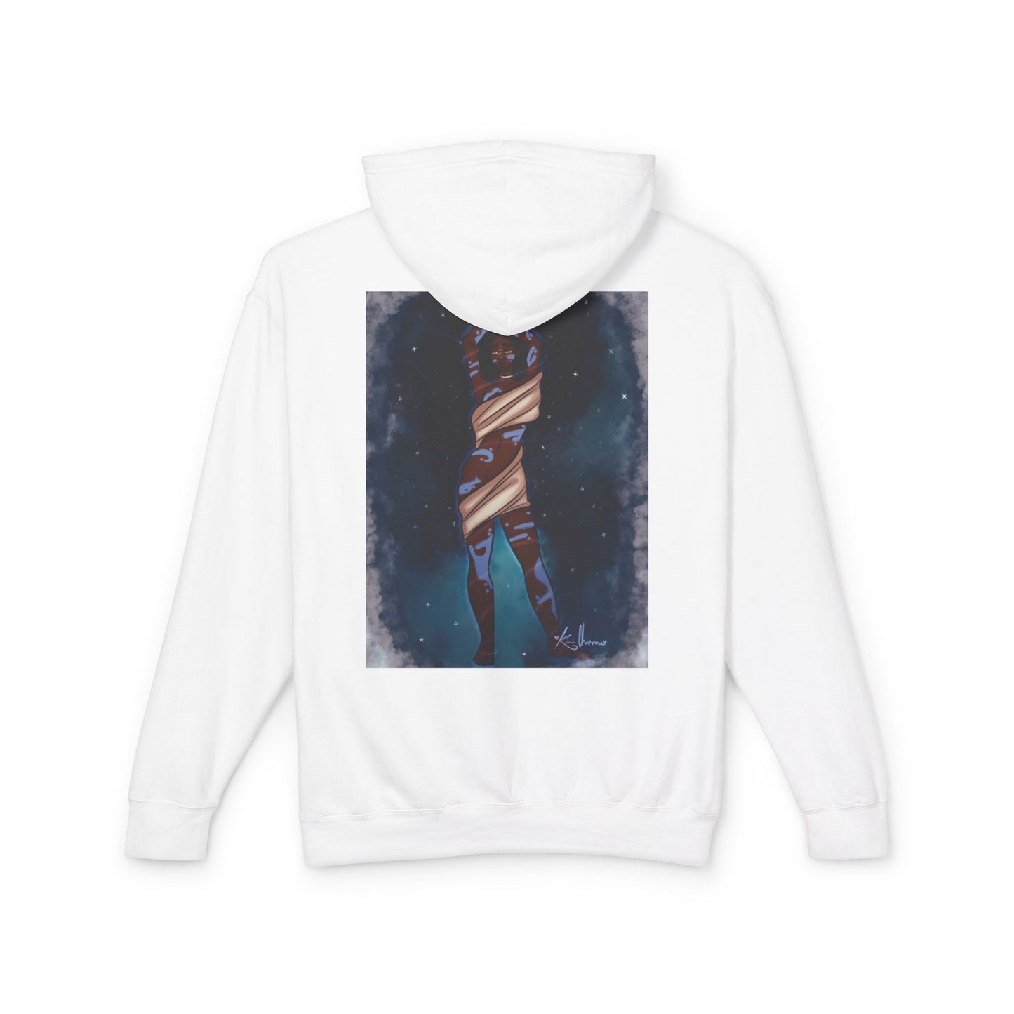 Unisex Lightweight Hooded Sweatshirt (Space)