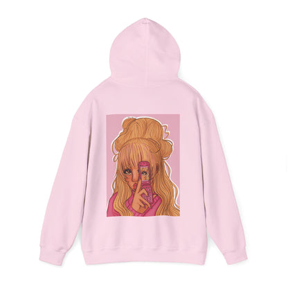 Unisex Heavy Blend™ Hooded Sweatshirt (Pink 90’s Girl)