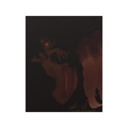 Vertical Matte Poster - Wounded Angel