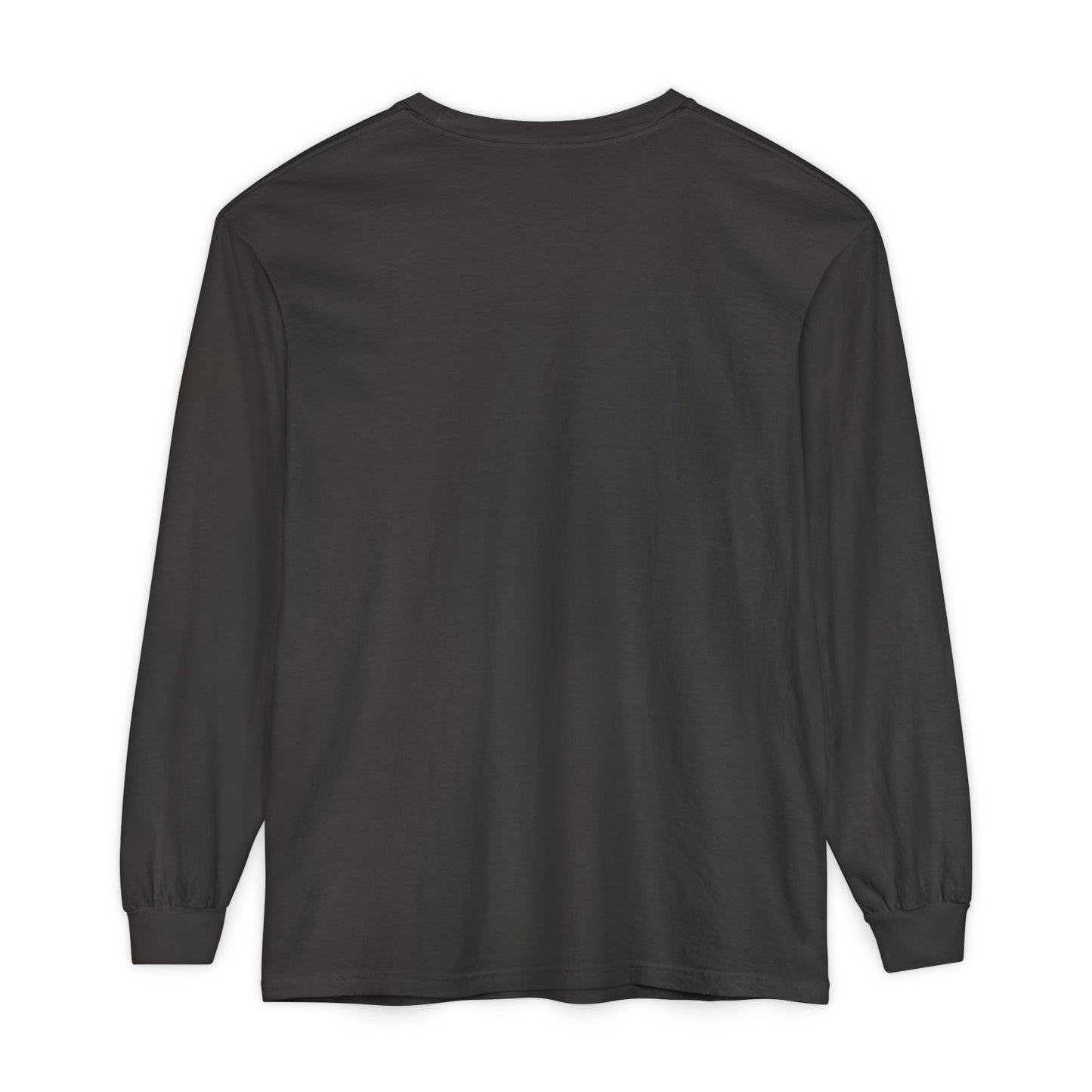 Unisex Garment-dyed Long Sleeve T-Shirt (Fear)