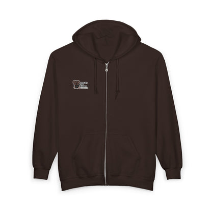 Unisex Zip Up Sweatshirt - Cowboy