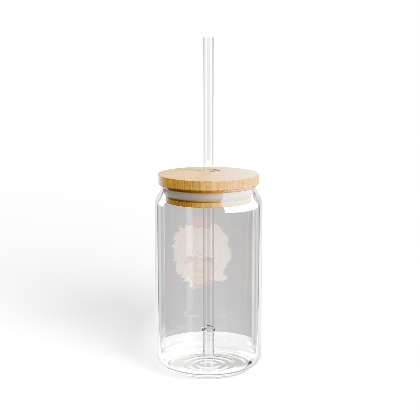 Sipper Glass, 16oz - Apple