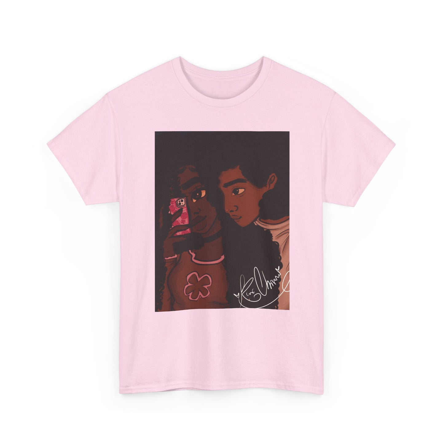 Unisex Heavy Cotton Tee (Black Love)