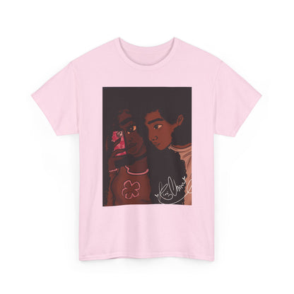 Unisex Heavy Cotton Tee (Black Love)