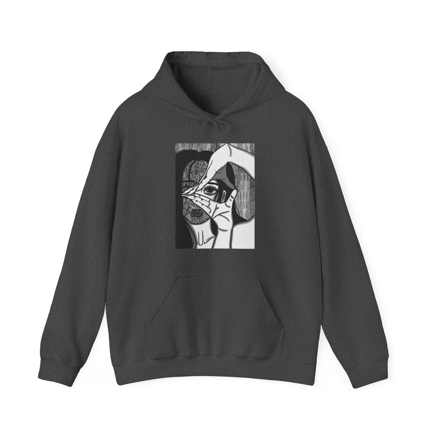 Unisex Heavy Blend™ Hooded Sweatshirt (Illusions V2)