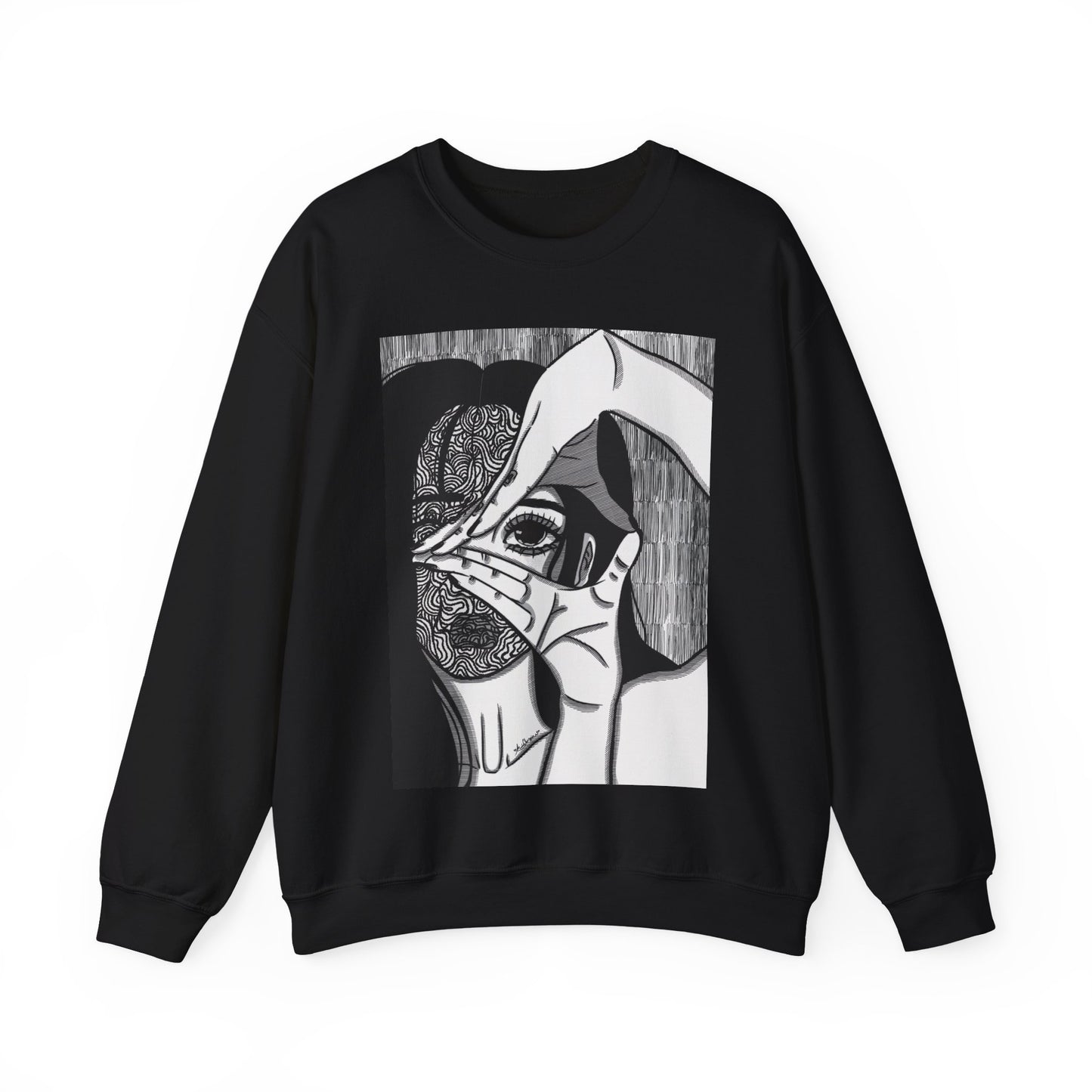 Unisex Heavy Blend™ Crewneck Sweatshirt (Illusions)