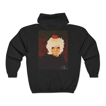 Unisex Zip Up Sweatshirt - Apple