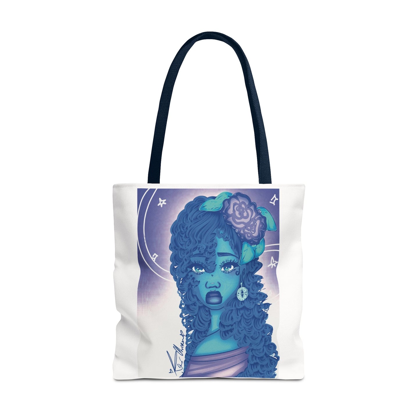 Tote Bag (Blue Rose)