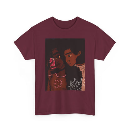 Unisex Heavy Cotton Tee (Black Love)