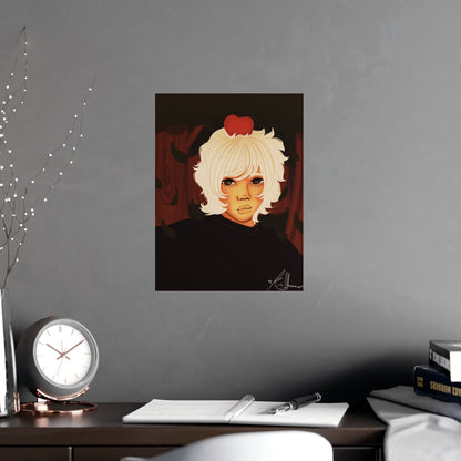 Vertical Matte Poster - Apple