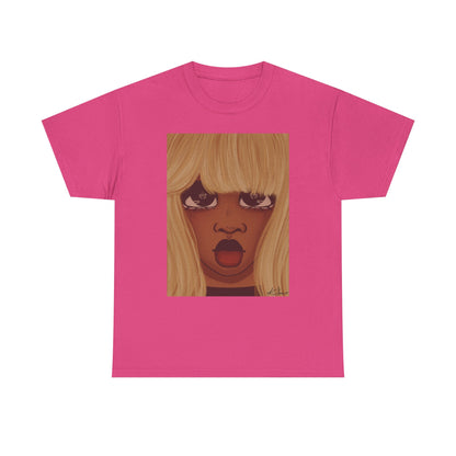 Unisex Heavy Cotton Tee (Heart Eyes)
