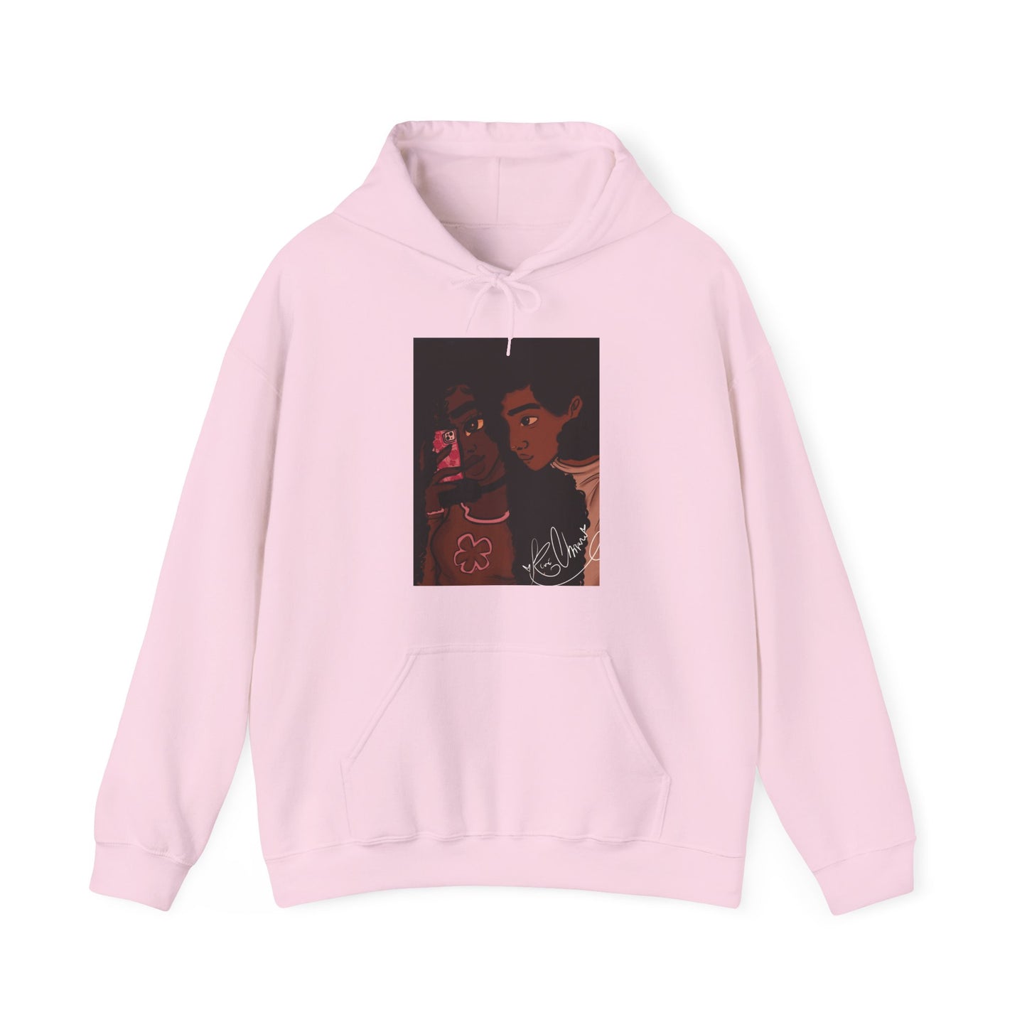 Unisex Heavy Blend™ Hooded Sweatshirt (Black Love V2)