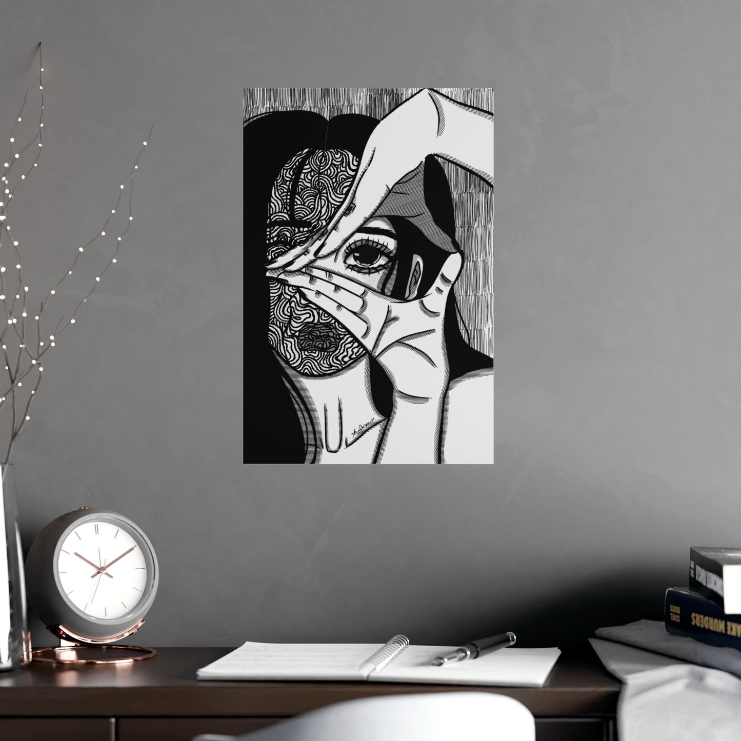 Vertical Matte Poster - Illusions