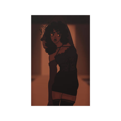 Vertical Matte Poster - Model