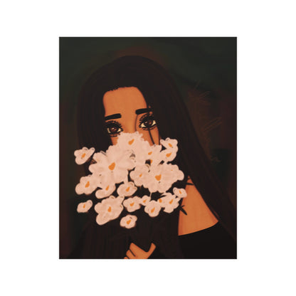 Vertical Matte Poster - Flowers
