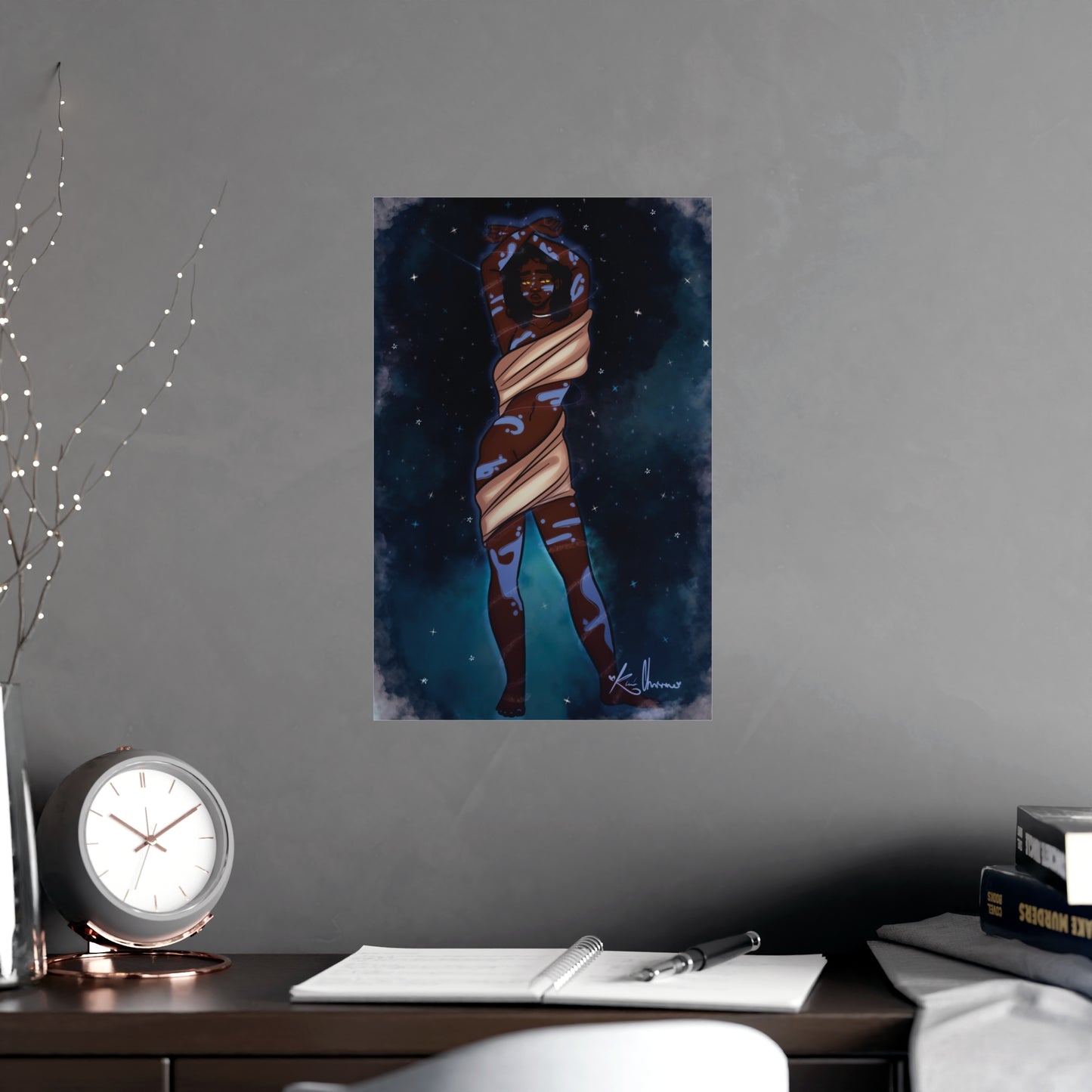Vertical Matte Poster - Space