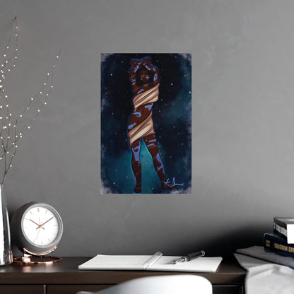 Vertical Matte Poster - Space