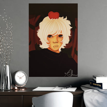 Vertical Matte Poster - Apple