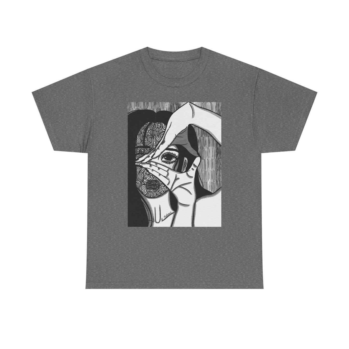 Unisex Heavy Cotton Tee (Illusions)