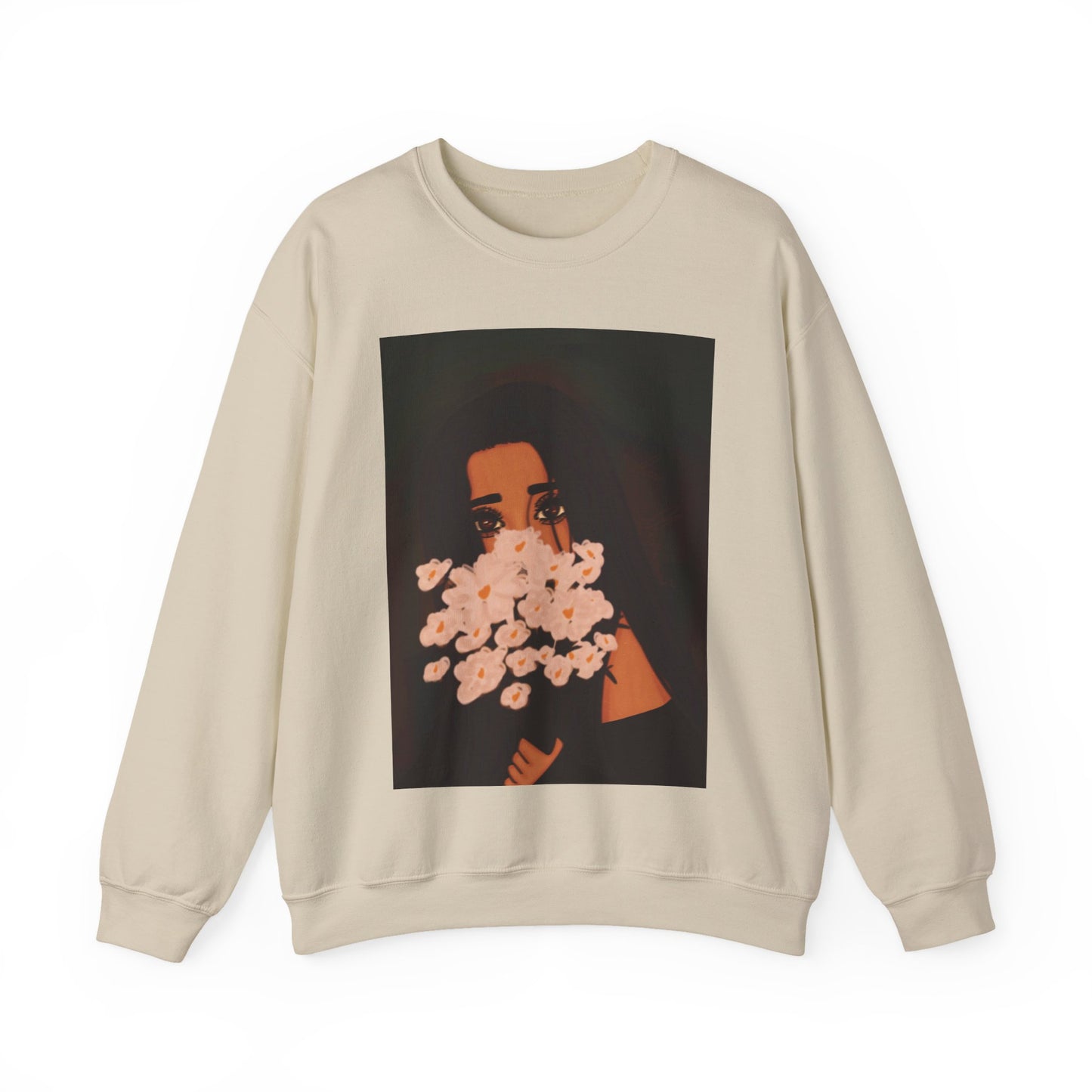 Unisex Heavy Blend™ Crewneck Sweatshirt (Flowers)