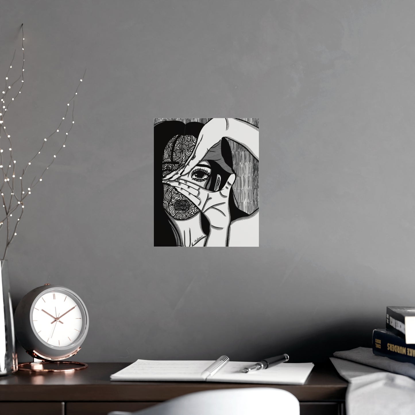 Vertical Matte Poster - Illusions