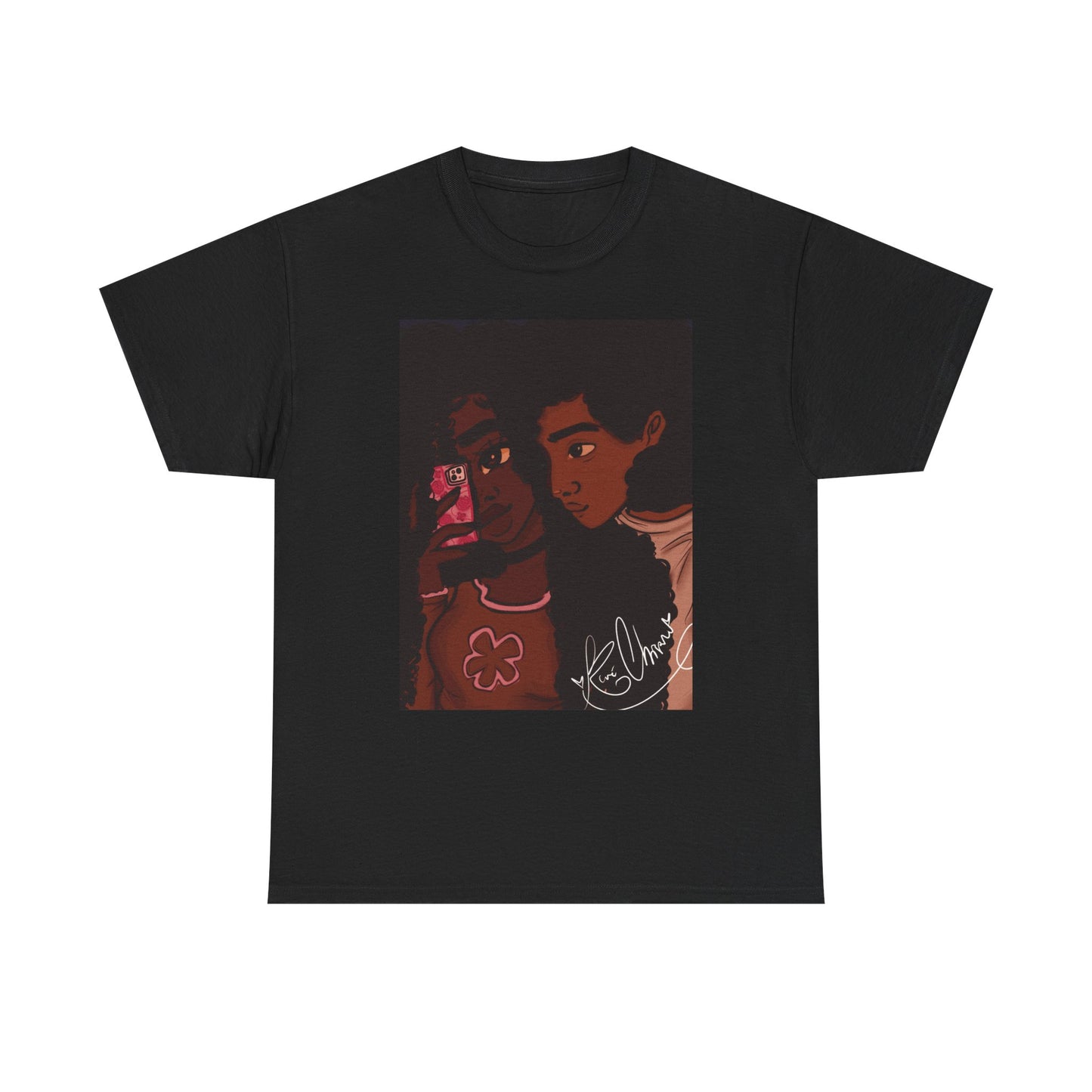 Unisex Heavy Cotton Tee (Black Love)