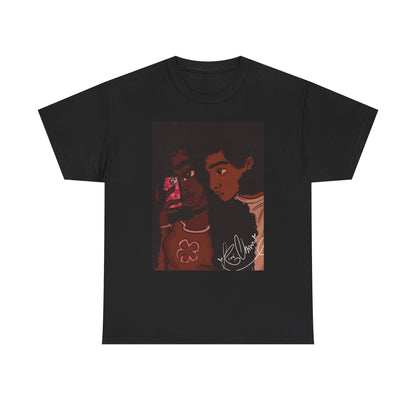Unisex Heavy Cotton Tee (Black Love)