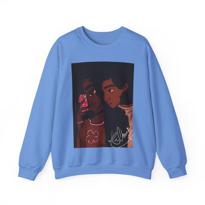Unisex Heavy Blend™ Crewneck Sweatshirt (Black Love)