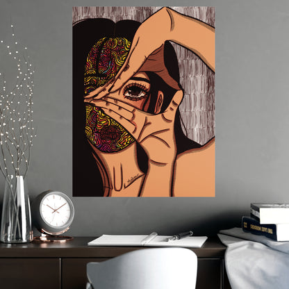 Vertical Matte Poster - Illusions [color]