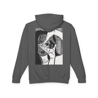 Unisex Lightweight Hooded Sweatshirt (Illusions)