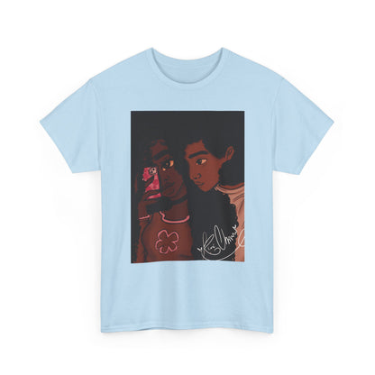 Unisex Heavy Cotton Tee (Black Love)