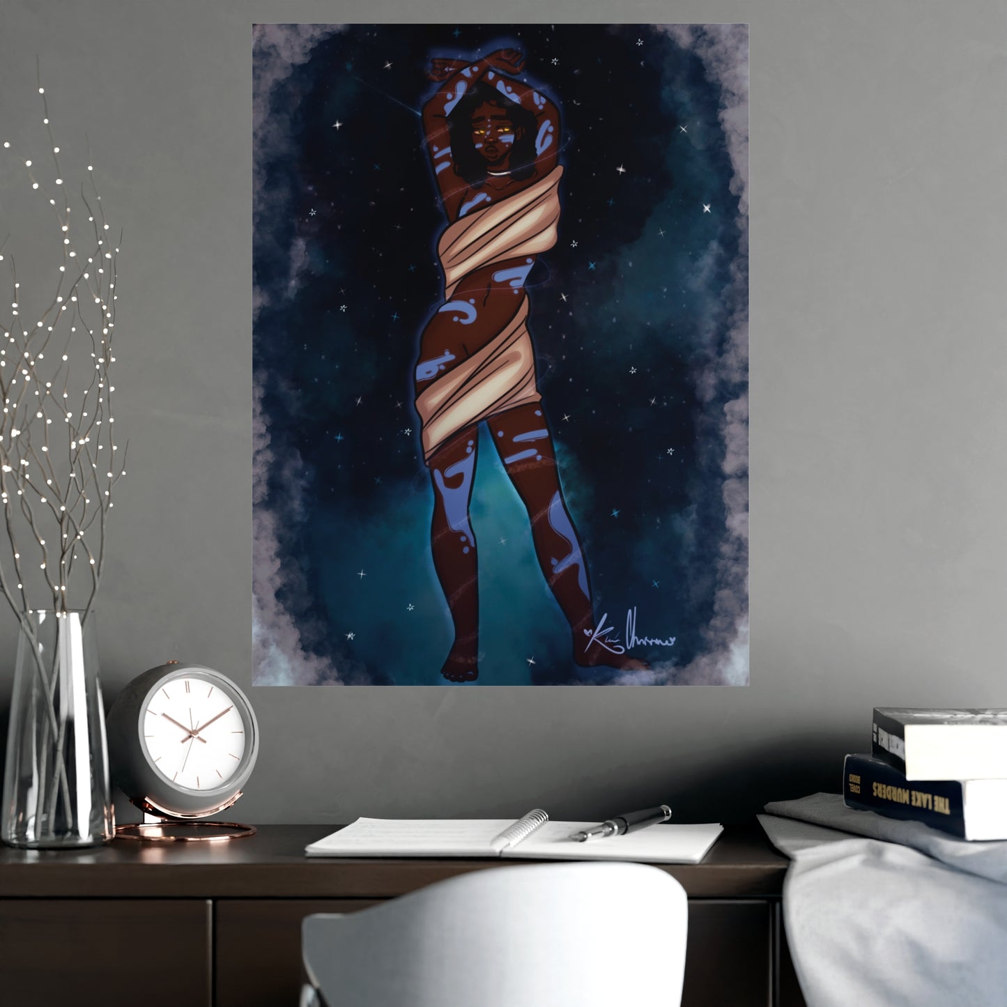 Vertical Matte Poster - Space