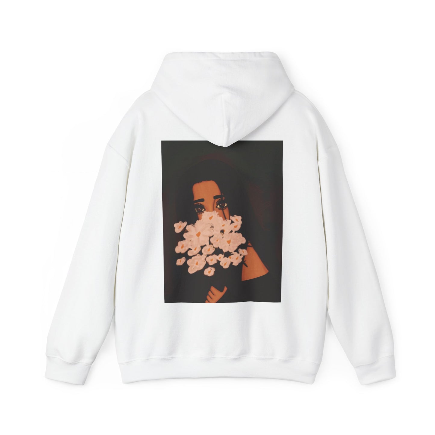 Unisex Heavy Blend™ Hooded Sweatshirt (Flowers)