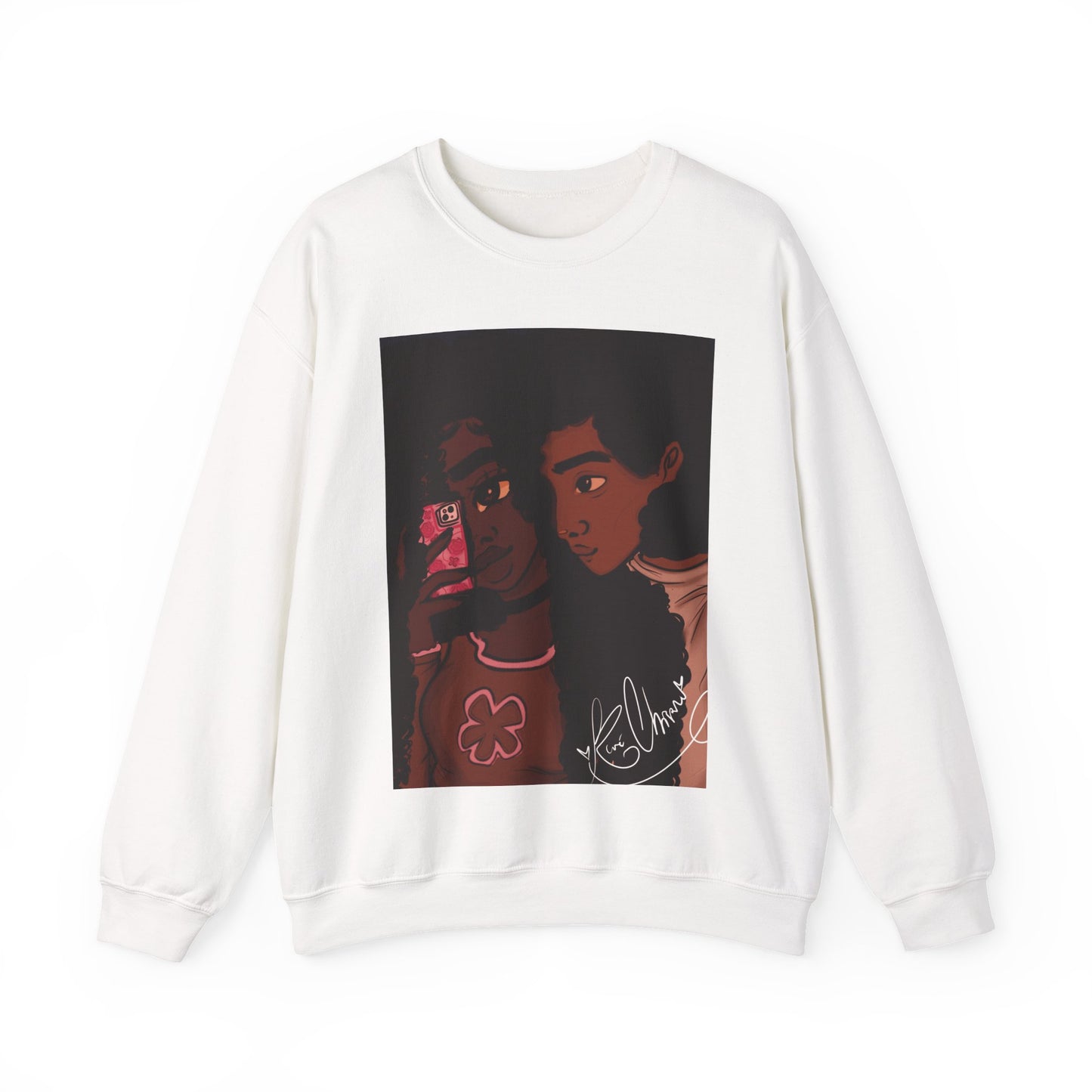Unisex Heavy Blend™ Crewneck Sweatshirt (Black Love)
