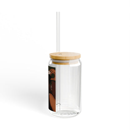 Sipper Glass, 16oz - Cowboy