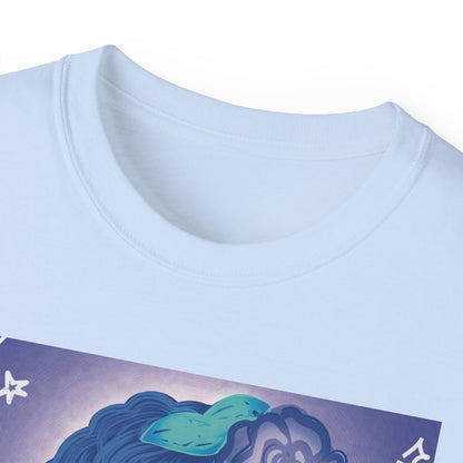 Unisex Ultra Cotton Tee (Blue Rose)